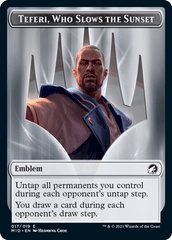 Emblem - Teferi, Who Slows the Sunset - Foil
